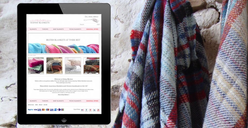 web design solway blankets