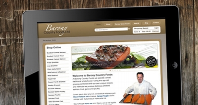 barony country foods website design