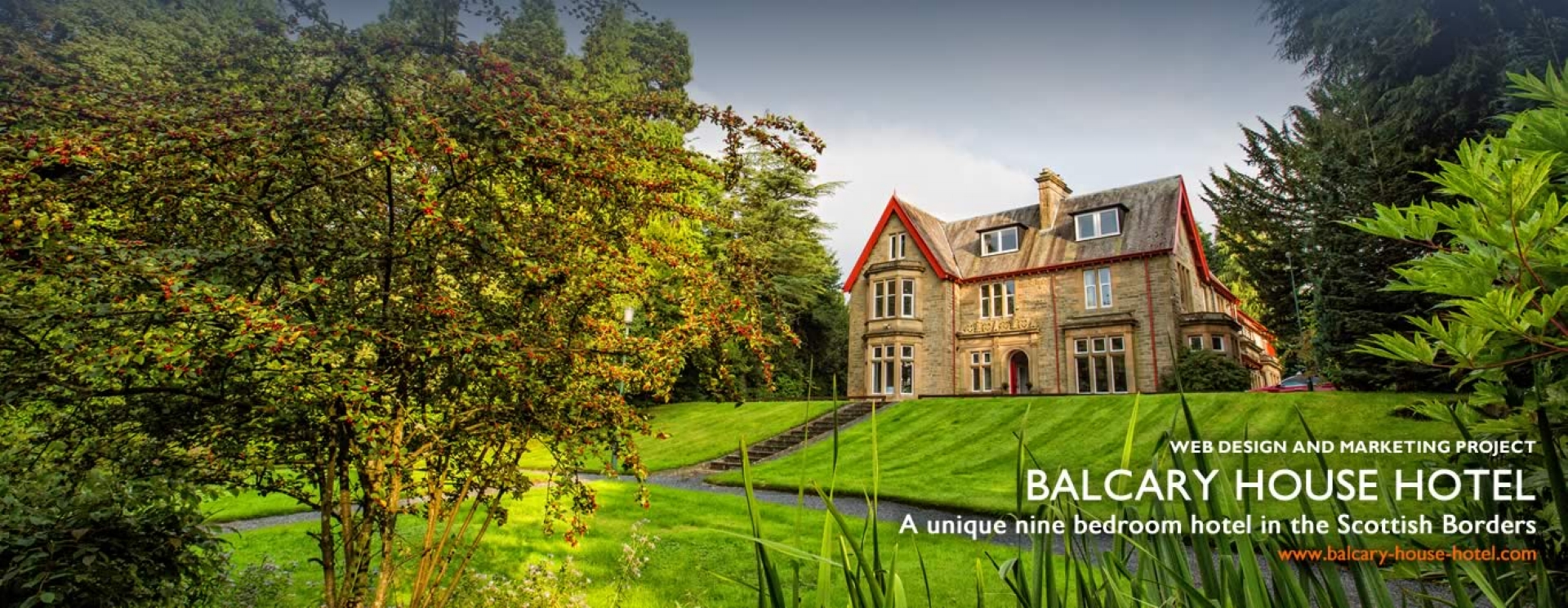 web design hotel in scottish borders